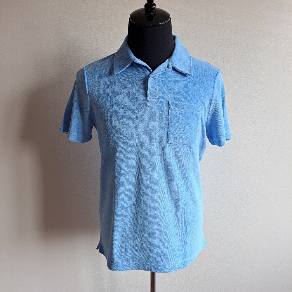 NEW Impulso Italian Light Blue Polo Shirt Size M